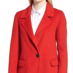 BADGLEY MISCHKA Double Face Wool Blazer Jacket